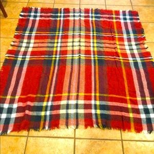 Plaid Blanket Scarf